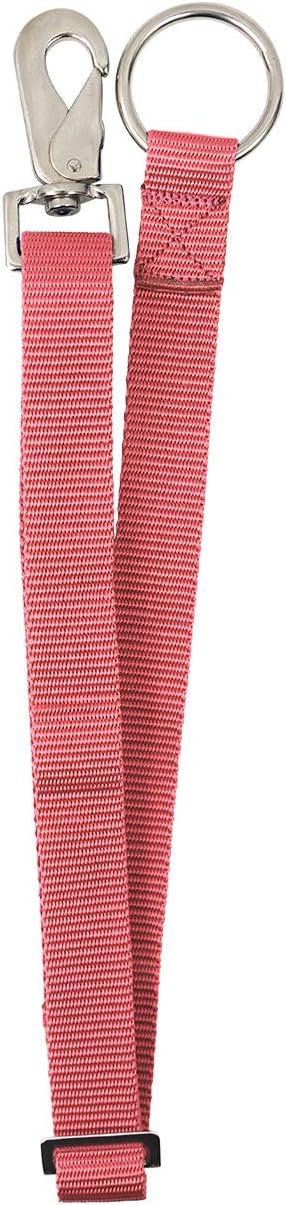 Derby Originals Heavy Duty Adjustable 30” Nylon Hanging Bucket Straps for Water and Feed Buckets - Available in 16 Colors and Patterns (Coral)