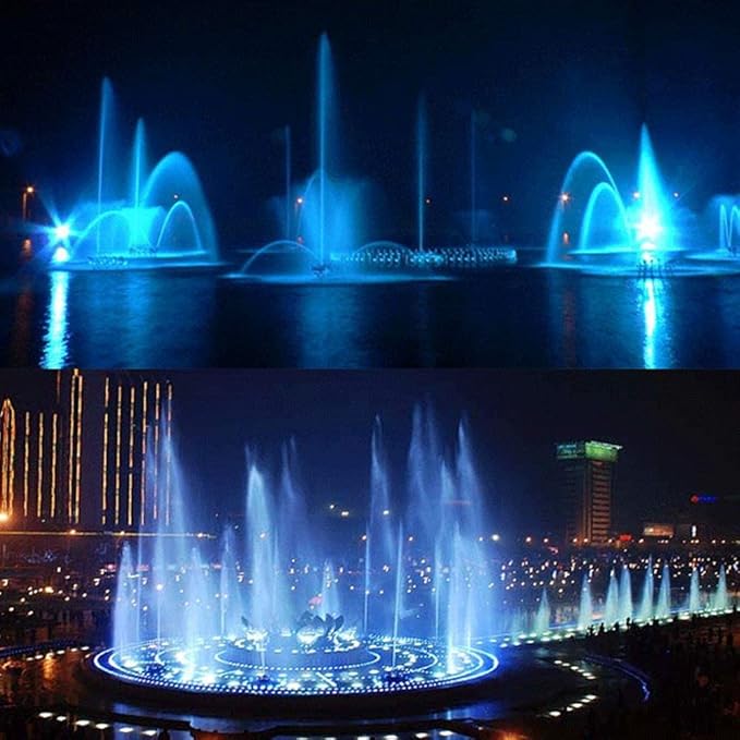 Underwater Lights,18WRGB Color Changing Submersible Fountain Spotlights,IP68 Waterproof Landscape Lights Suitable for Ponds Pool Fountain Waterfall 2 Pack（Include Transformer）