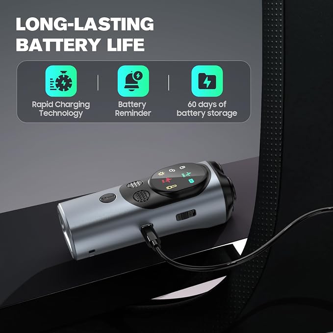Anti Barking Device, 3 Adjustable Frequency Ultrasonic Dog Barking Deterrent Devices Pet Gentle Anti Barking Device Sonic Bark Control Device Stop Dog Barking Device Indoor Outdoor for Dogs Anti Bark