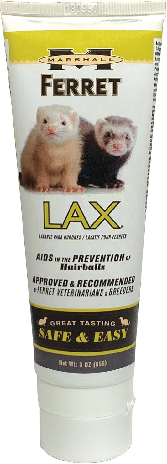 Marshall Ferret Lax Hairball Remedy – 3 oz – Aids Hairball Prevention & Digestive Support – Gentle, Easy-to-Use Paste for Ferret Wellness