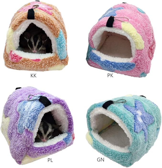 Cozy Hamster Hammock Small Pet Cage Tent Soft Warm Hanging House Bed Swinging Nest for Chinchilla Parrot Guinea Pig Rat