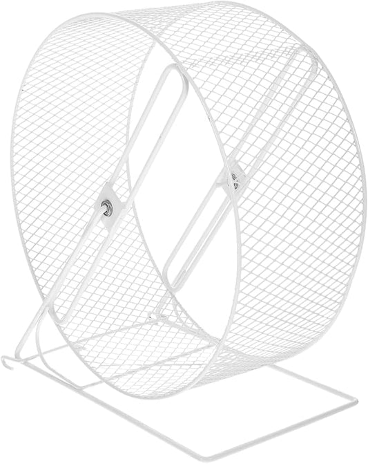 10.24 Inch Silent Hamster Running Wheel with Rack Exercise Toy for Hedgehogs Squirrels and Small Pets Indoor Quiet Fitness Wheel