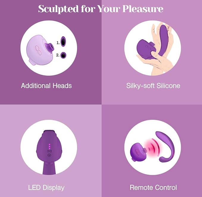 Whimsical Teasing Sensation Wand, 3 in 1 Intimate Pleasure Device for Couples, Soft Touch and Spot Delight DM94740