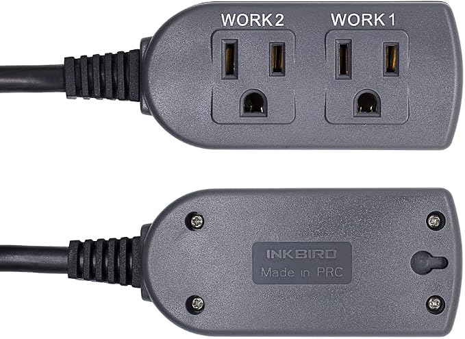 Humidity Controller IHC200 Inkbird Humidistat Mushroom Greenhouse Pre Wired Outlet Dual Stage Humidifier Dehumidifier.
