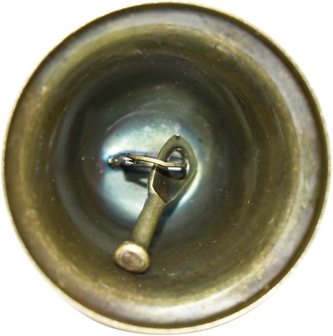Maydahui 35 PCS Vintage Bronze Jingle Bells (1.7 X 1.5 Inches) for Dog Doorbell Potty Training Housebreaking Making Wind Chimes Christmas Bell