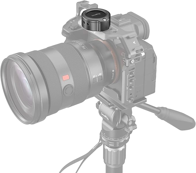 SMALLRIG Cage for AirTag with Dual 1/4"-20 Mounting Dual Screw Adapter Compatible Cage Plate - MD4149