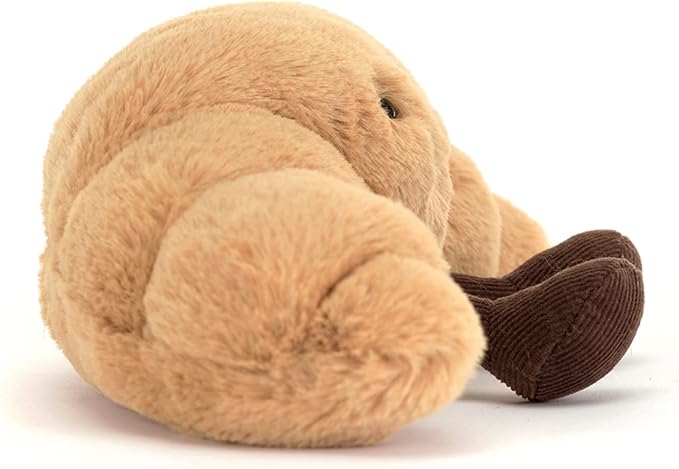 Jellycat Amuseables Croissant Stuffed Toy, Small 8.5 inches - Pastry Plush - Fun Gift Idea