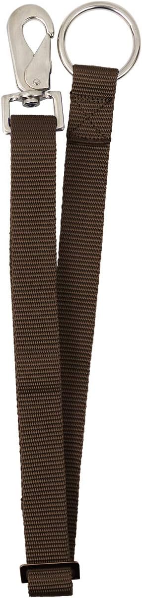 Derby Originals Heavy Duty Adjustable 30” Nylon Hanging Bucket Straps for Water and Feed Buckets - Available in 16 Colors and Patterns (Brown)