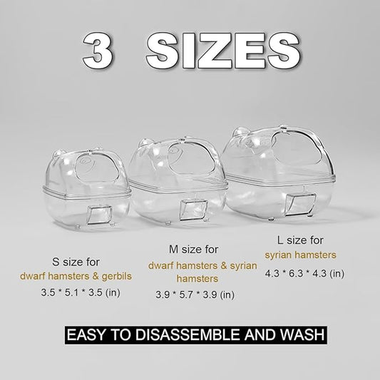 Hamster Sand Bath - Whit Fine Sand Hamster Bedding Reptile Silica Sand Gerbil Hideout for Hamster Chinchillas Gerbil Small Animals Small Pets (White, 1.1 lb + M Hamster Bathtub + Scoop)