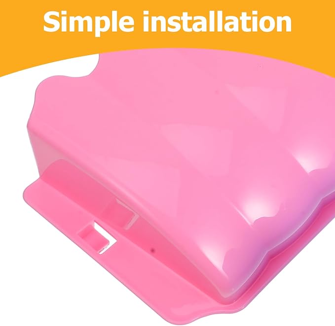 POPETPOP Small Animal External Grass Frames 2-Pack Hanging Hay Feeders for Rabbits Guinea Pigs Chinchillas Cage Accessories 9.64X5.51X2.55In Easy Installation Plastic Storage Racks
