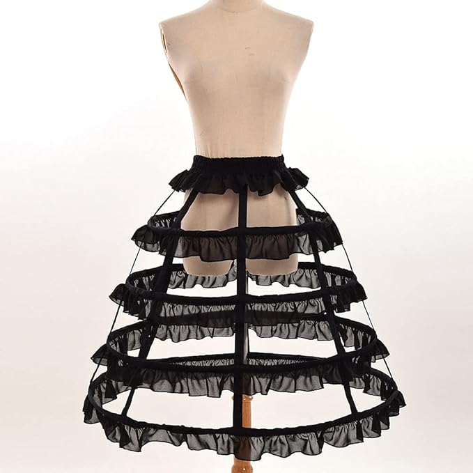 GRACEART Victorian Dress Pannier Hoop Skirt Bustle Cage Skirt