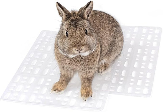 Niteangel 2pcs Rabbit Cage Mat: Durable Foot Resting Pads for Bunny Guinea Pigs Chinchillas Cats Dog and Othe Small pet