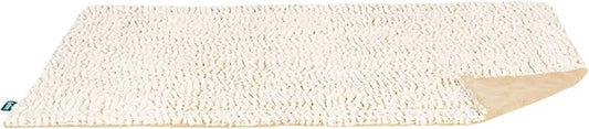 FurHaven Waterproof Dog Blanket – Birch Faux Fur & Suede Calming Throw for Pets, Washable – Taupe, Medium