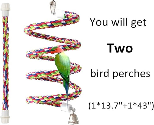 Rope Bungee Bird Toy, Small