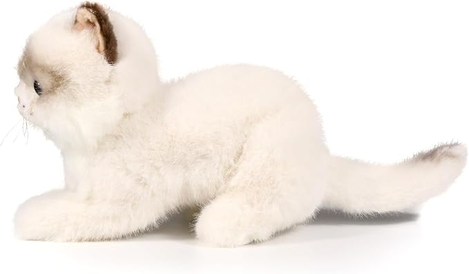 Ice King Bear Little Ragdoll Cat Stuffed Animal Kitten Plush Toy (Lying)