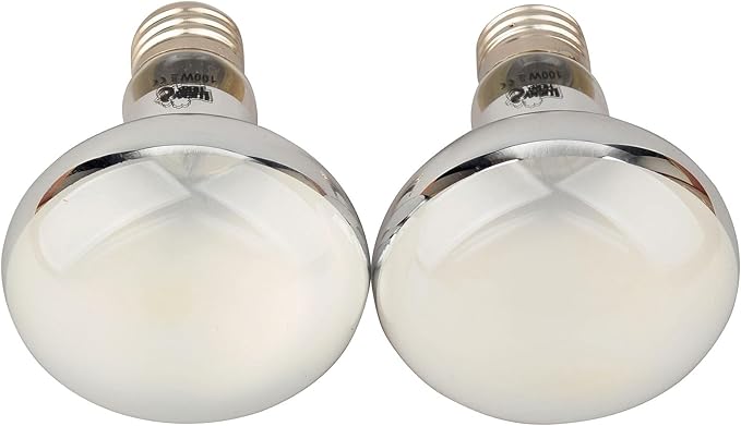 LUCKY HERP Reptile Basking Spot Lamp,Daylight Heat Bulb,2-Pack (100W) (watts, 100)