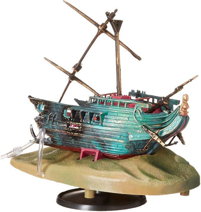 Penn-Plax Aerating Action Ornament, Rocking Shipwreck