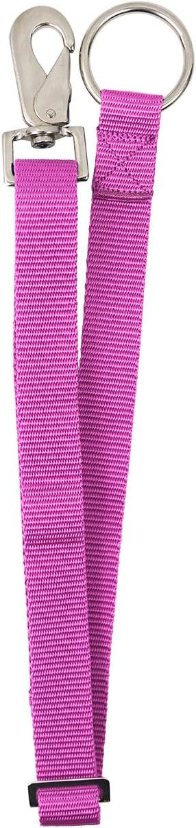 Heavy Duty Adjustable Horse Water Bucket Straps Hangers by Derby (Pink)