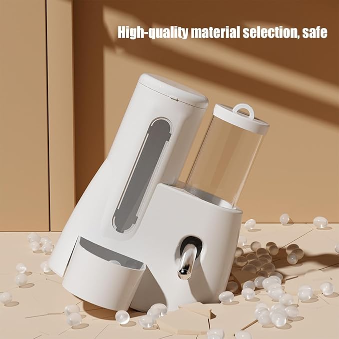 Hamster Water Dispenser, Automatic Feeder Bottle, No Drip Design, 5.51x3.94x6.3 Inches, Large Capacity, Leakproof, Cage Accessory for Ferrets and Small Animals