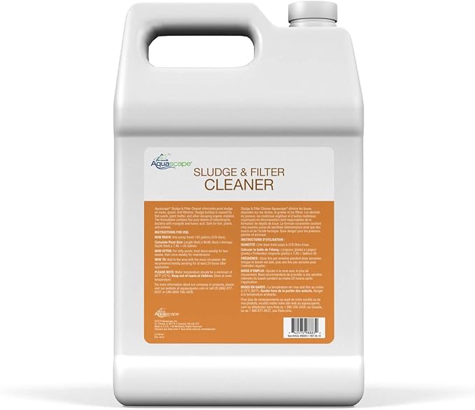 Aquascape Sludge & Filter Cleaner/Liquid 4 Liter / 1 gal