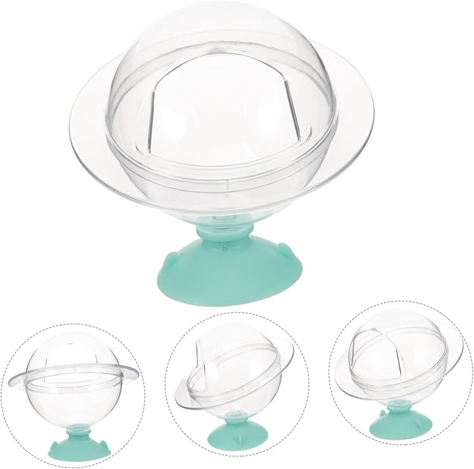 GANAZONO Hamster Sand Bath Tub Multi-use Bathing Toilet Accessory for Pets Deep Edges to Hold Bath Sand Design for Hamsters Mice and Guinea Pigs for Indoor Use