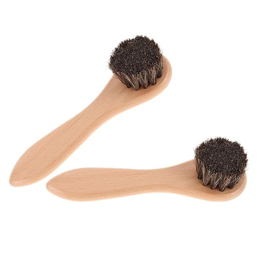 SHINEOFI 2PCS Small Pet Grooming Brush with Handle Soft Bristle Bathing and Shedding Brush for Hamsters Guinea Pigs and Rabbits Deep Cleaning and Comfortable Bath Care