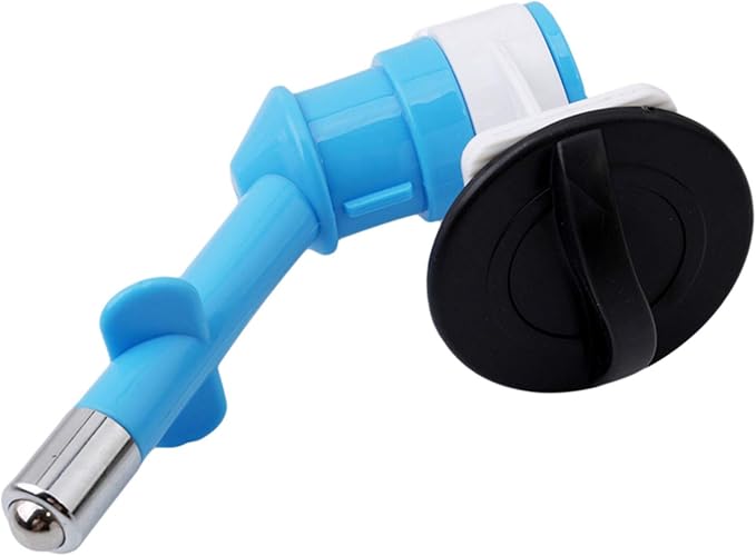 Sevenfly 1Pcs Pet Water Dispenser Nozzle Dogs Cats Water Feeder Nozzle No-Drip Water Dispenser Fountain Bottle Head Anti-Leaking Pet Hanging Drinking Nozzle, Blue