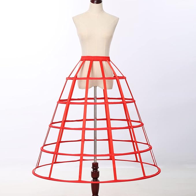 Pannier Petticoat Women Victorian Bustle Cages Hoop Skirt Cage Skirt for Women