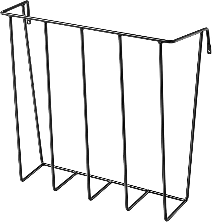 VEVOR Livestock Feeder, 24 Gallon Large Capacity, Heavy-Duty Steel Goat Hay Rack, 27'' Long Wall Mounted Horse Hay Holder, Multiple Sided Feeding Rack for Sheep Farm Livestock Indoor Outdoor