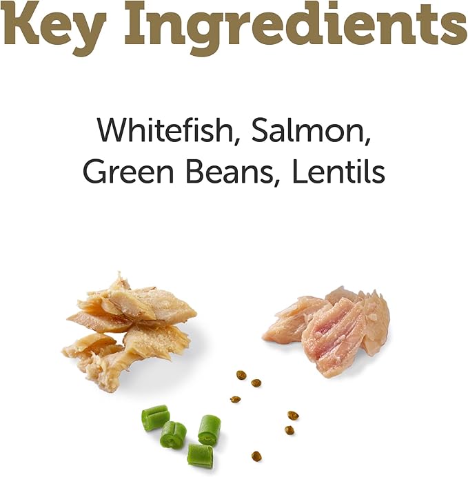 Applaws Taste Toppers, Limited Ingredient Dog Food Topper, Whitefish with Salmon, Green Beans & Lentils in Gravy (6 x 3oz Pouches)