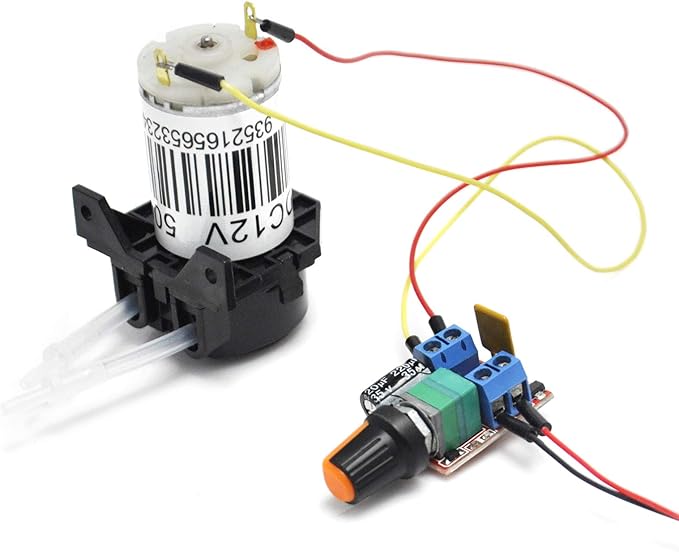 Gikfun 12V DC Dosing Pump Peristaltic Dosing Head with Connector For Arduino Aquarium Lab Analytic Diy AE1207