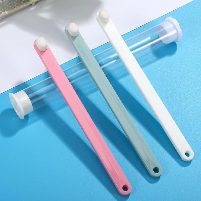 Pet Oral Cleaning Toothbrush Set - Soft Bristle Toothbrushes for Cats Dogs and Rabbits - Care for Sensitive Teeth - 3 Pack