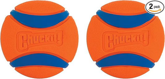 Chuckit! Ultra Ball Dog Toy, Balls for Dogs to Fetch, Durable Rubber, Small 2-inch, Pack of 2