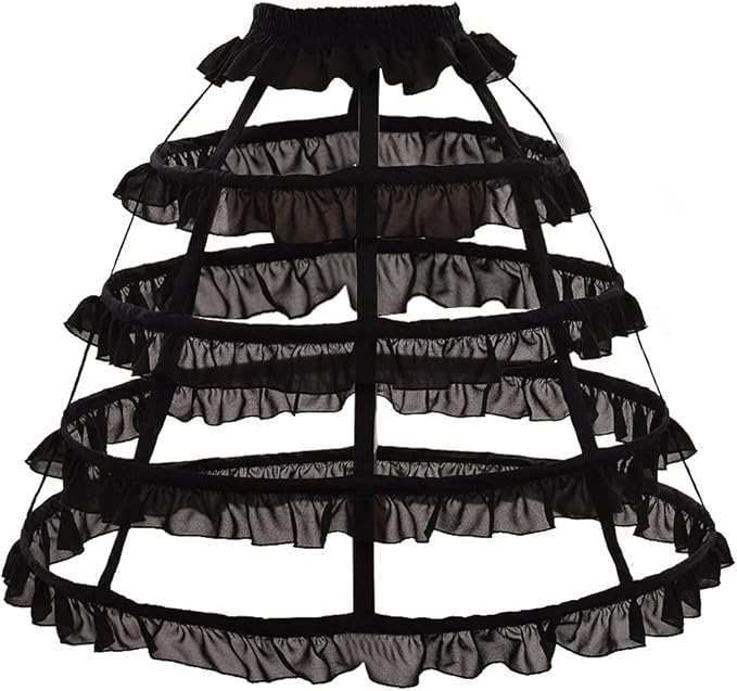 GRACEART Victorian Dress Pannier Hoop Skirt Bustle Cage Skirt