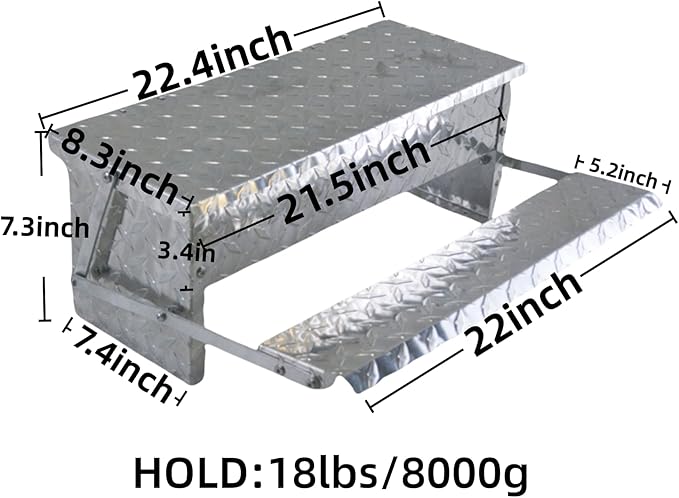 Treadle Large Poultry Feeders Aluminium Automatic Chicken Feeder No Waste Rat Proof Trough with Weatherproof Lid for Duck Fowl 18 lbs Capacity