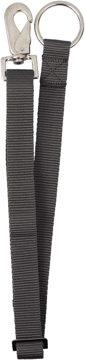 Derby Originals Heavy Duty Adjustable 30” Nylon Hanging Bucket Straps for Water and Feed Buckets - Available in 16 Colors and Patterns (Charcoal)