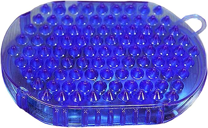 Tough-1 Rubber Jelly Massage Mitt Purple