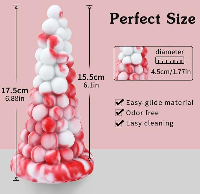 Flexible Silicone Teasing Wand with Grip Handle for Intimate Fun EK08506