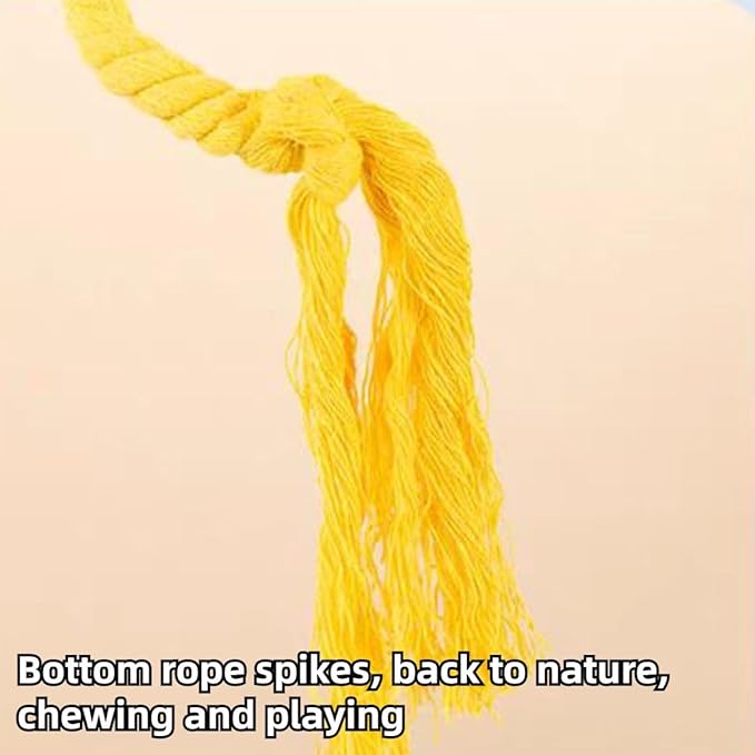 Sugar Glider Toys, Sugar Glider Climbing Ropes, Hanging Toys Cage Accessories, Enrichment Toys, Soft Touch Small Pet Swing Toys for Rats, Birds (Green)