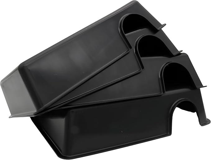 Reptile Hide Box Cave, XL 4 Pcs Snake Hide Feel Secure and Safe, Plastic Hideout for Leopard Gecko, Ball Python, Corn Snake, Lizard, Hamster & Hedgehog