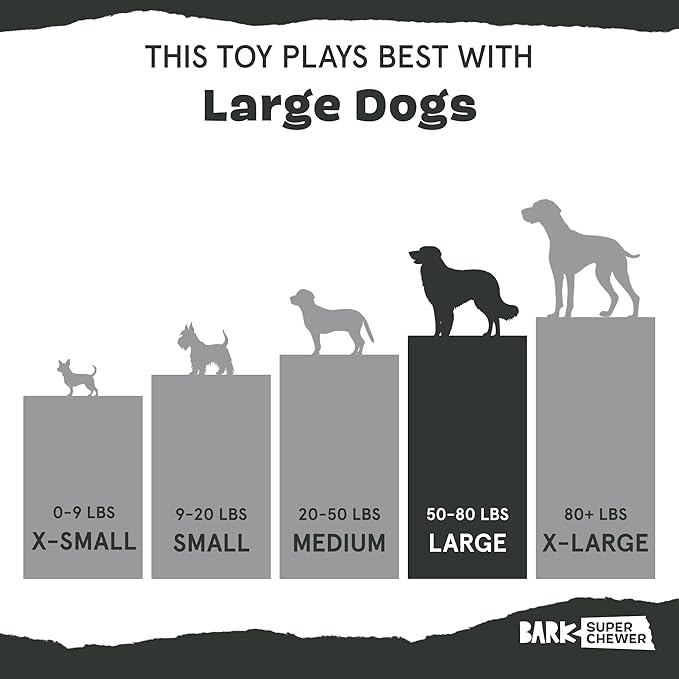 Barkbox Tomutto Soup Dog Toy for Large Super Chewers – Durable with Hidden Surprise Toy Inside for Extra Fun and Engaging Playtime