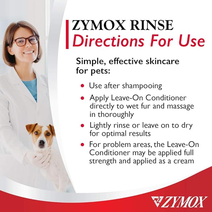 Zymox Leave On Conditioner for Pets, 12 fl oz