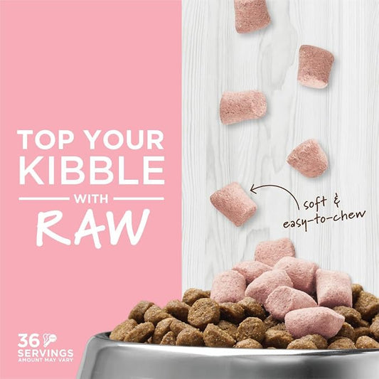 Instinct Raw Boost Mixers, Freeze Dried Cat Food Toppers with Functional Ingredients, Grain Free, Real Chicken - Skin & Coat Health, 5.5 oz Bag (Pack of 2)