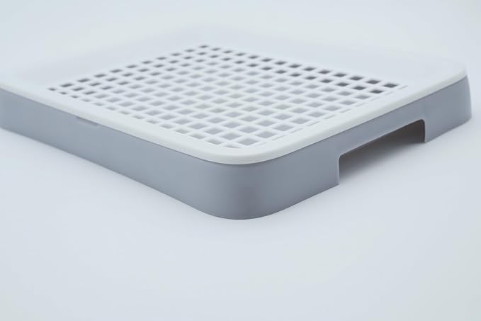 Rabbit Potty Training Litter Box, Guinea Pig Litter Box Detachable Plastic Rabbit Potty Tray Hamster Toilet Box for Small Animal