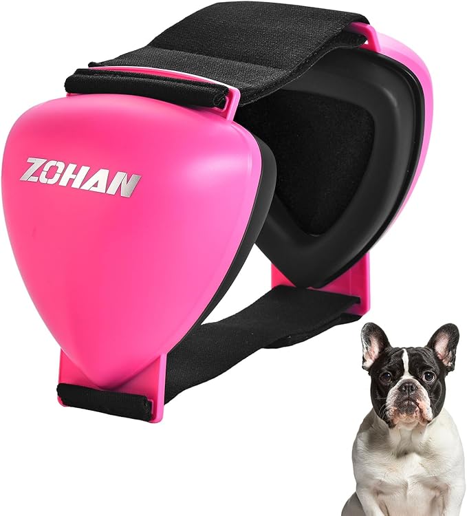 ZOHAN DG02 Upgraded Dog Ear Muffs Noise Protection - Dog Headphones Noise Cancelling with No Plastic for Fireworks, Thunder