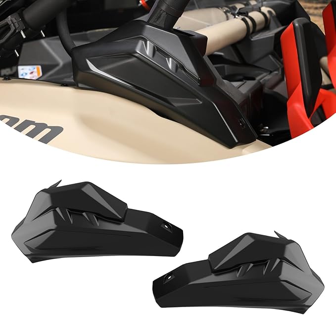 KIWI MASTER Rear Cage Trim Covers for 2017-2026 Can-Am Maverick X3/ Max Accessories, OEM Replacement # 705010335 705010336, Black, Pair