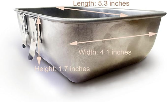2pcs Rabbit Feeder Waterer Chicken Cage Cup 18oz Stainless Steel Hanging Food Bowl Bird Dishes Water Cups for Pigeon Poultry,Pet,Hamsters,Parakeet,Cats,Puppy,Small Animal