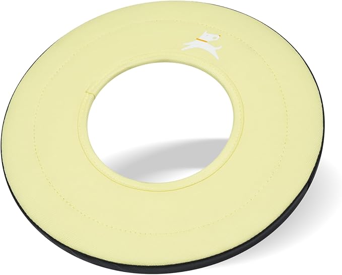 OllyDog Mini Super Flyer, Floating Dog Disc for Water Play – Soft Durable Dog Fetch Toy, Eco-Friendly Recycled Material, Gentle on Teeth, Lightweight Flying Disc for Medium, Small Dogs (Sol, 9")
