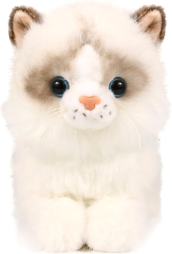 Ice King Bear Little Ragdoll Cat Stuffed Animal Kitten Plush Toy (Lying)