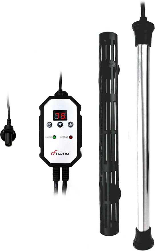 Finnex HMU Digital Aquarium Titanium Heater Series (500 Watts)